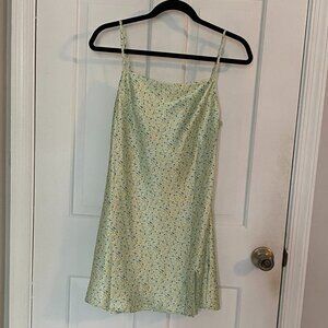 Princess Polly Green Floral Mini Dress